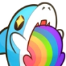 Rainbow Vomit Shark