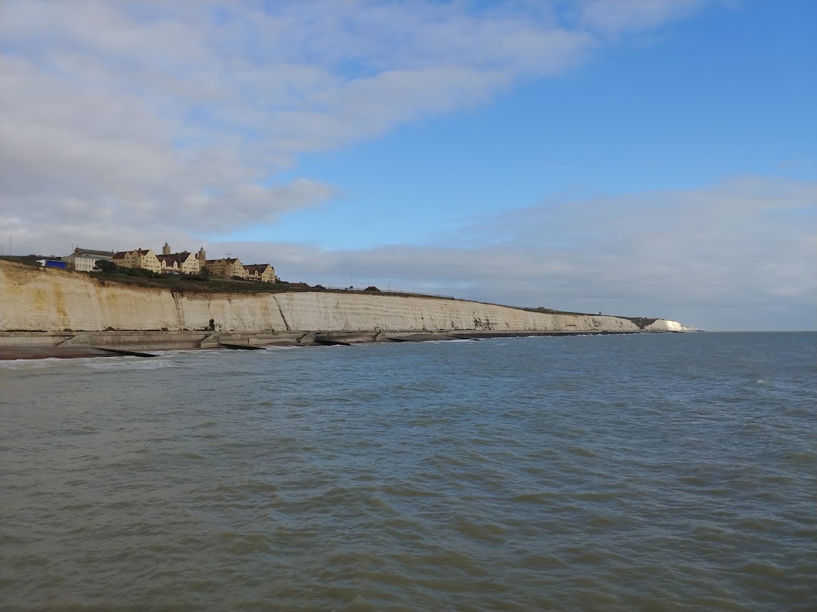 Coastal wall landscape